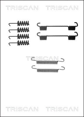 TRISCAN Zubehörsatz, Feststellbremsbacken
