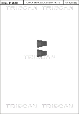 TRISCAN Schraubensatz, Bremsscheibe