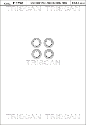 TRISCAN Schraubensatz, Bremsscheibe