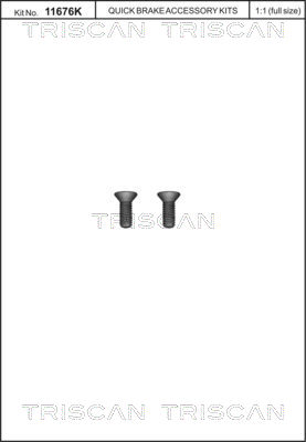 TRISCAN Schraubensatz, Bremsscheibe