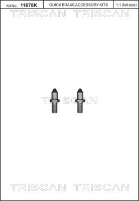 TRISCAN Schraubensatz, Bremsscheibe