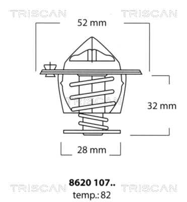 TRISCAN Thermostat, Kühlmittel